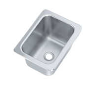 Vollrath Self-Rimming Single-Bowl Drop-In Sink, 10 x 14 x 10 Bowl, 2-Inch Drain