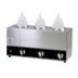 Thumbnail image #1 for Countertop Triple Bottle Sauce Warmer with 3 Included 32 oz Squeeze Bottles