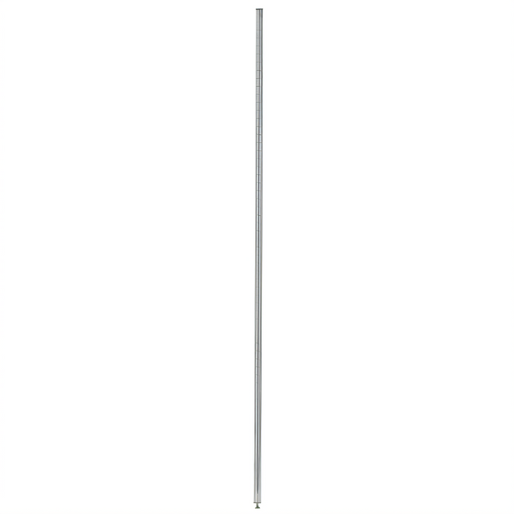 Product image #1 for Olympic 63-Inch Stationary Chromate Wire Shelving Post with 1-Inch Grooves