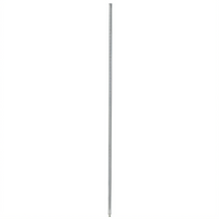Olympic 63-Inch Stationary Chromate Wire Shelving Post with 1-Inch Grooves