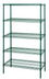 Thumbnail image #1 for Quantum 54 Inch Wide x 21 Inch Deep x 63 Inch High 5-Shelf Wire Shelving Starter Kit