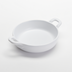 Thumbnail image #1 for American Metalcraft 6 oz Round White Melamine Casserole Dish with Handle