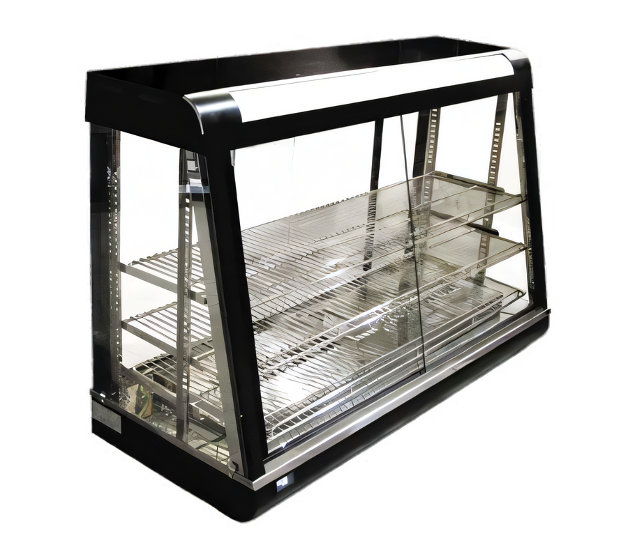 Product image #1 for Omcan DW-CN-1194 47-Inch 3-Tier Countertop Hot Food Merchandiser