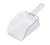 Thumbnail image #1 for Crestware 32 oz Clear Polycarbonate Utility Scoop with Flat Bottom