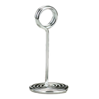 Thumbnail image #1 for American Metalcraft NSC8 8-Inch Chrome Wire Loop Number Stand with Round Swirl Base Case of 72