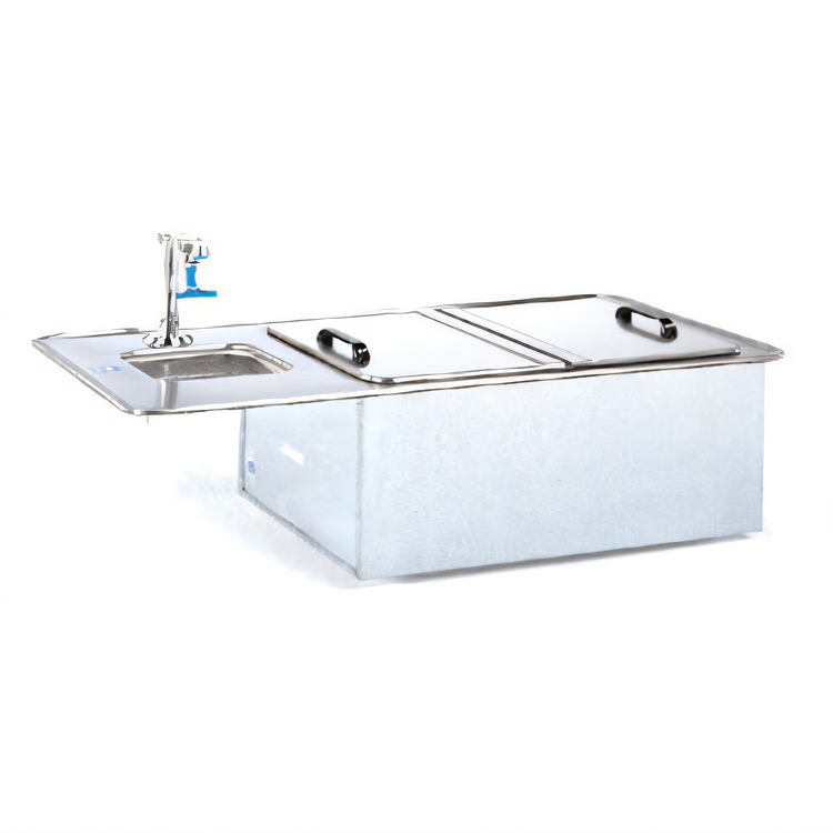 Product image #1 for Atlas Metal WSB-19 Drop-In Ice and Water Station with 60 lb Insulated Ice Chest