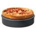 Thumbnail image #1 for Hatco Glo-Ray Round Heated Simulated Stone Warming Shelf, 16-Inch Diameter, Portable