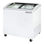 Thumbnail image #1 for Beverage Air NC34HC-1-W Freestanding Slant-Top Novelty Case Freezer, 5.67 cu. ft., Two Glass Lids, White