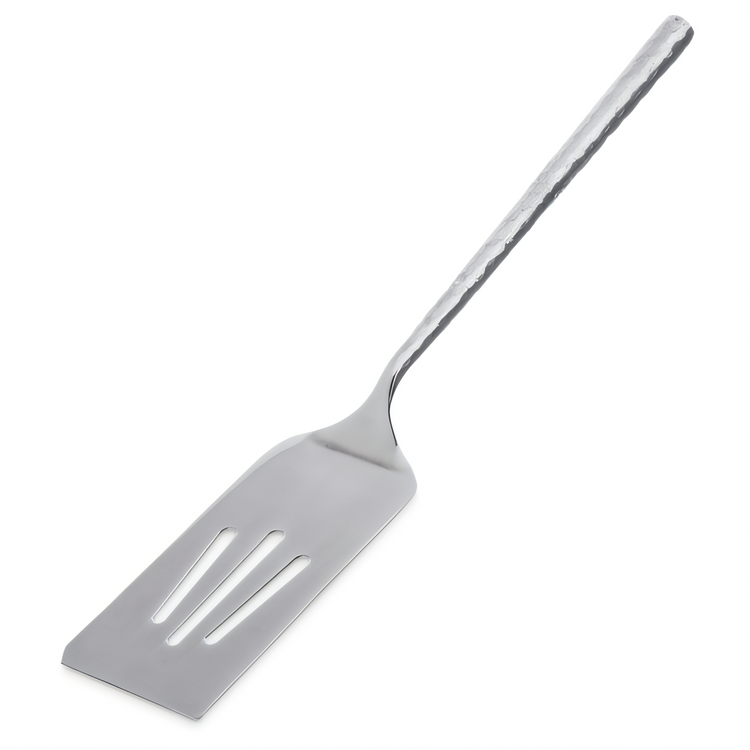 Product image #1 for Terra 12-Inch Stainless Steel Pie Server with Hammered Mirror Finish