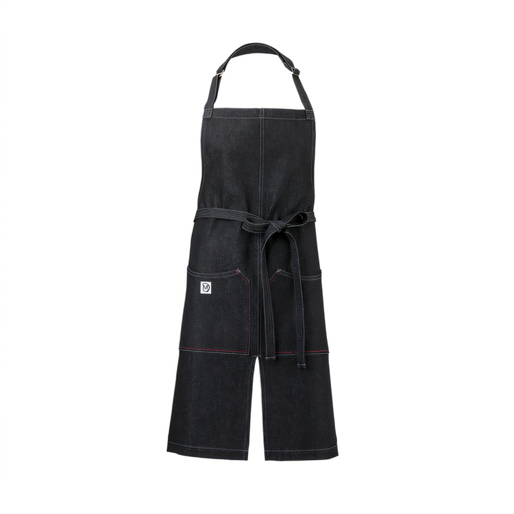 Product image #1 for Mercer Culinary M63203BKD Metro Edge® Chef Aprons & Kitchen Smocks