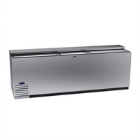 Krowne BC96-SS 96-Inch Stainless Steel Slide Top Bottle Cooler