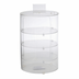 Thumbnail image #1 for Antunes Cylindrical Countertop Pastry Display Case with Acrylic Panels, 3-Tier, 12-Item Capacity