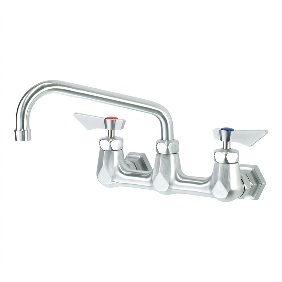 Product image #1 for Krowne Diamond Series 8-Inch Center Wall-Mounted Faucet with 8-Inch Swing Spout