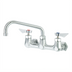Thumbnail image #1 for Krowne Diamond Series 8-Inch Center Wall-Mounted Faucet with 8-Inch Swing Spout