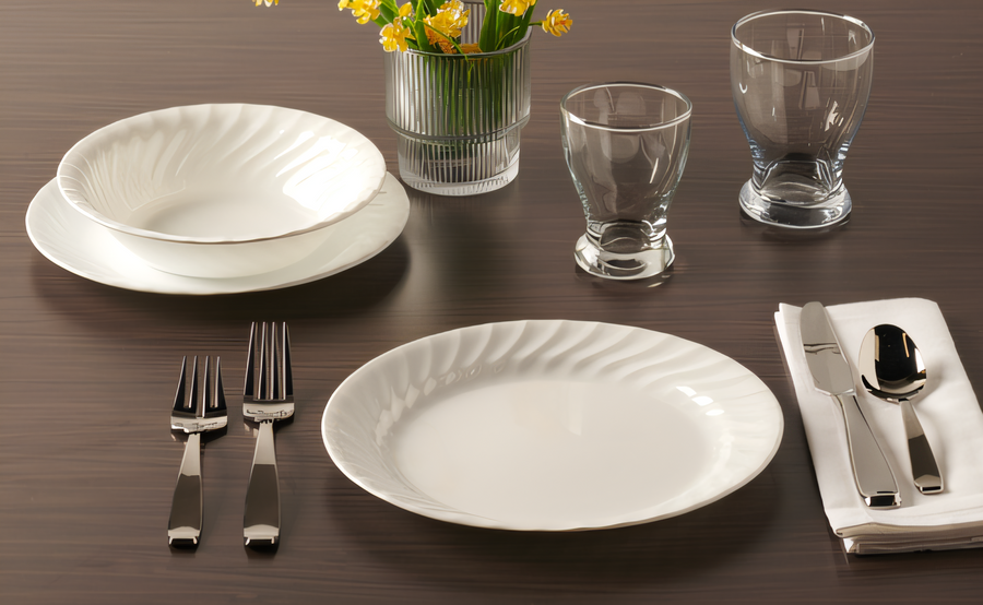 Product image #1 for Corelle Premium Oval Glass Platter, 12-1/4 Inch, Case of 12