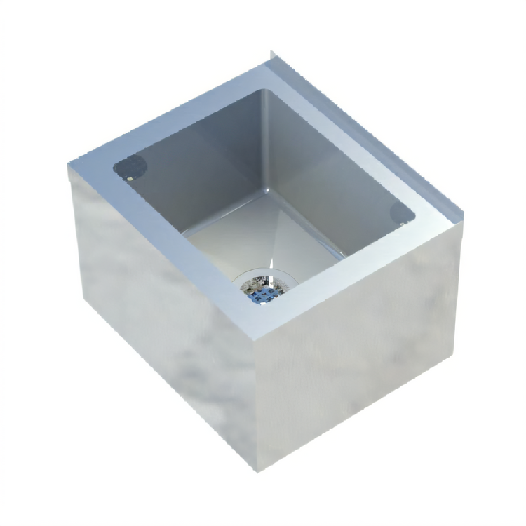Product image #1 for Sapphire Manufacturing 25 x 21 Inch Floor-Mount Mop Sink with 20 x 16 x 12 Inch Bowl, 304 Stainless Steel