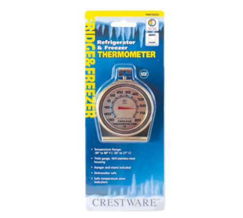 Product image #1 for Crestware TRMT663SL Freezer & Refrigerator Thermometers Case of 6