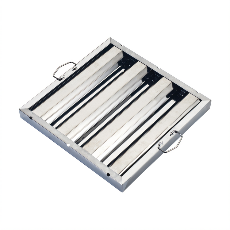 Product image #1 for Winco 16" x 16" 430 Stainless Steel Hood Filter