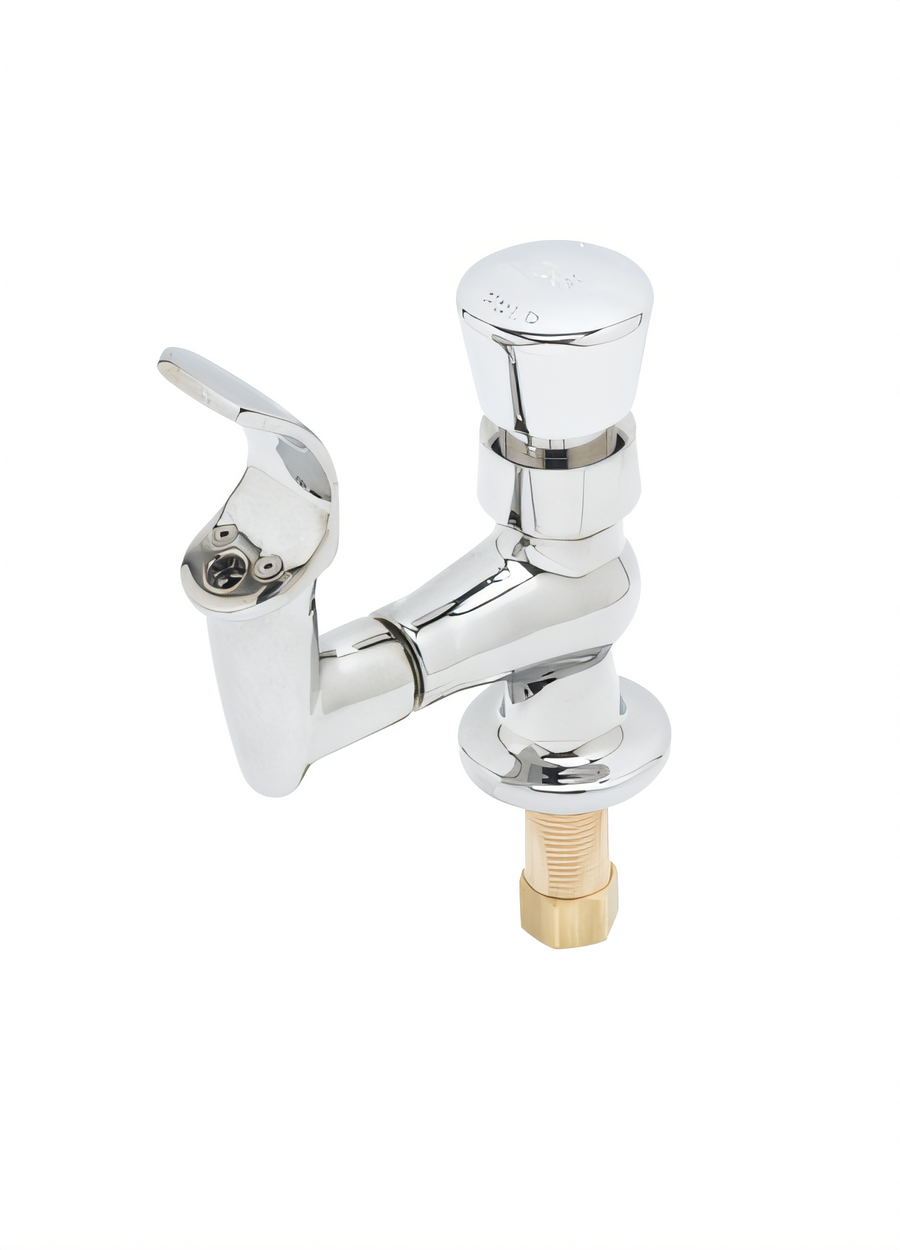 Product image #1 for T&S Brass Deck Mount ADA-Compliant Bubbler with Push Button Metering Cartridge