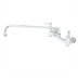 Thumbnail image #1 for T&S Brass B-0230-BST Wall-Mount Sink Mixing Faucet with 18-Inch Swing Nozzle
