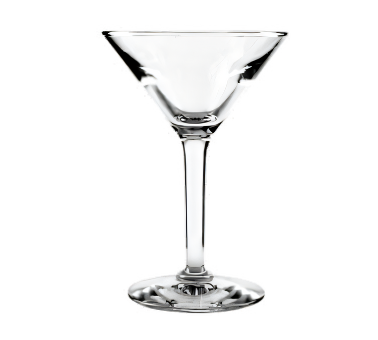 Product image #1 for Ashbury 4.5 oz Clear Footed Martini Glass with Pulled Stem