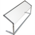 Thumbnail image #1 for Carlisle 60-Inch Freestanding Single-Sided Adjustable Portable Sneeze Guard with Clear Acrylic Shield and Aluminum Frame