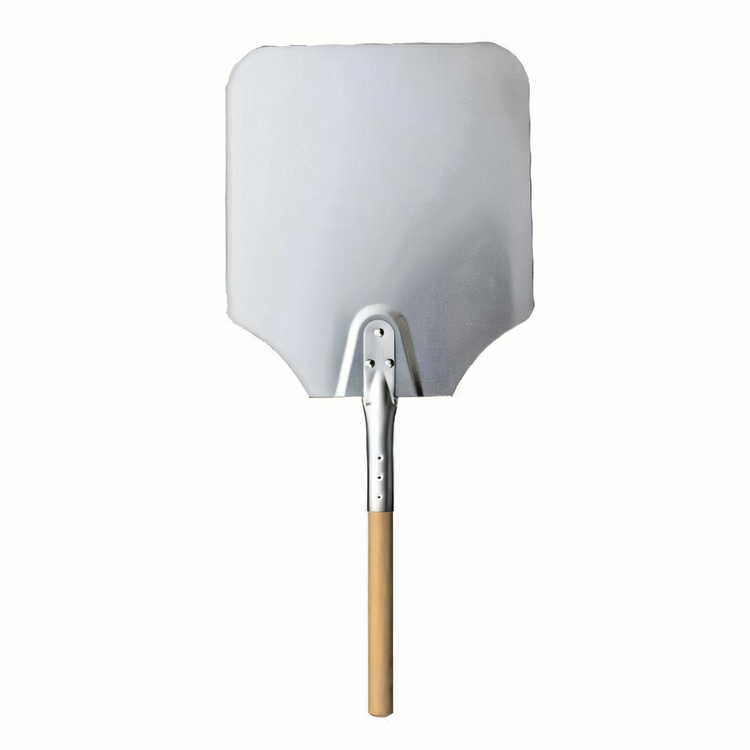 Product image #1 for Omcan USA Rectangular Aluminum Pizza Peel with Wooden Handle, 12 x 14 Inch Blade, 26 Inch Length