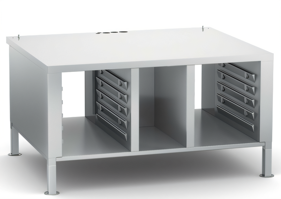 Product image #1 for RATIONAL MarineLine Stainless Steel Equipment Stand for Size 2-S with 10 Pairs of 1/1 GN Support Rails