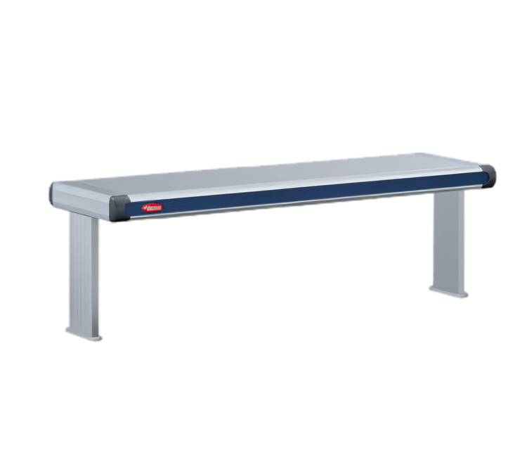 Product image #1 for Hatco Glo-Ray Designer Dual Strip Heater with Lights, 57-1/2 Inches Wide, Aluminum, 2090 Watts