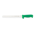 Thumbnail image #1 for Mundial 10-Inch Serrated Slicer Knife with Green Polypropylene Handle
