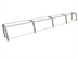 Thumbnail image #1 for Hatco Flav-R-Shield Full-Service Pass-Over Food Shield, 4-Bay, 144 x 11.5 x 18 Inches