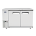 Thumbnail image #1 for Atosa 57-4/5-Inch Two-Section Back Bar Cooler with Solid Locking Doors, 17.3 Cu. Ft., Stainless Steel, Side-Mount Refrigeration
