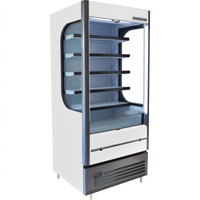 Beverage-Air Vuemax VMHC-12-1-W Vertical Open-Air Merchandiser, 12.15 Cu. Ft., 5 Shelves, White