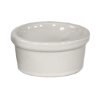 Thumbnail image #1 for Crestware Dover White CM81 White Ceramic Ramekin, 2-3/4 oz, 3-1/8", Oven & Microwave Safe Case of 4