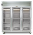 Thumbnail image #1 for Traulsen Spec-Line Three-Section Reach-In Heated Holding Cabinet with Full-Height Glass Doors, Standard Depth, Stainless Steel
