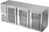 Thumbnail image #2 for Beverage-Air Three-Section Shallow-Depth Glass Door Back Bar Refrigerator, 78 Inch, 21.7 Cu. Ft.
