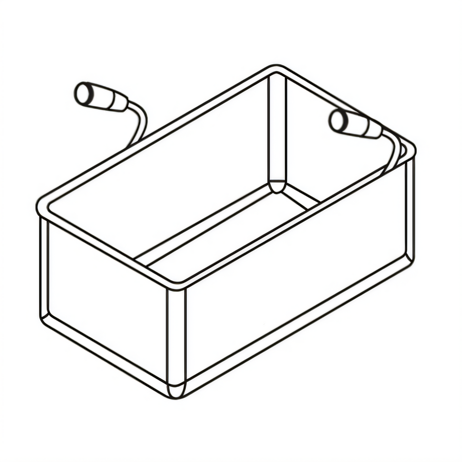 Product image #1 for Axis Full-Size Rectangular Pasta Basket for AX-GPC-1 and AX-GPC-2