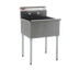 Thumbnail image #1 for Eagle Group One-Compartment Utility Sink with Legs, 37-3/8 x 28 Inches, 16-Gauge 430 Stainless Steel