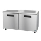 Thumbnail image #1 for Hoshizaki Steelheart UF60B Two-Section Stainless Steel Undercounter Reach-In Freezer, 60-Inch, Solid Doors, 15.1 Cu. Ft.