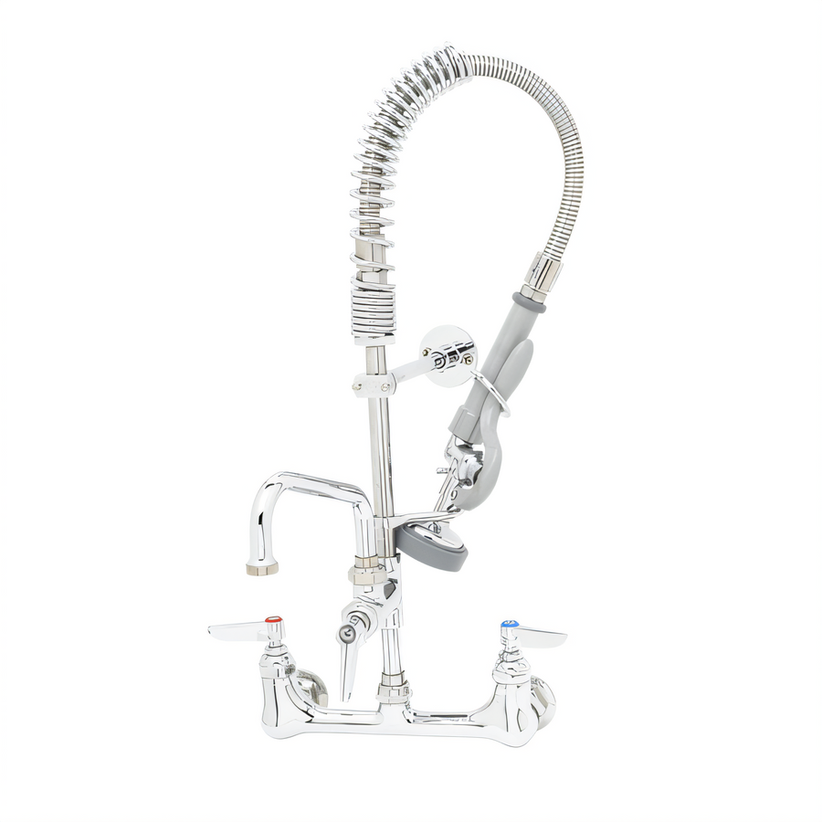 Product image #1 for Mini Pre-Rinse Wall-Mount Unit with 8-Inch Centers and 6-Inch Add-On Faucet