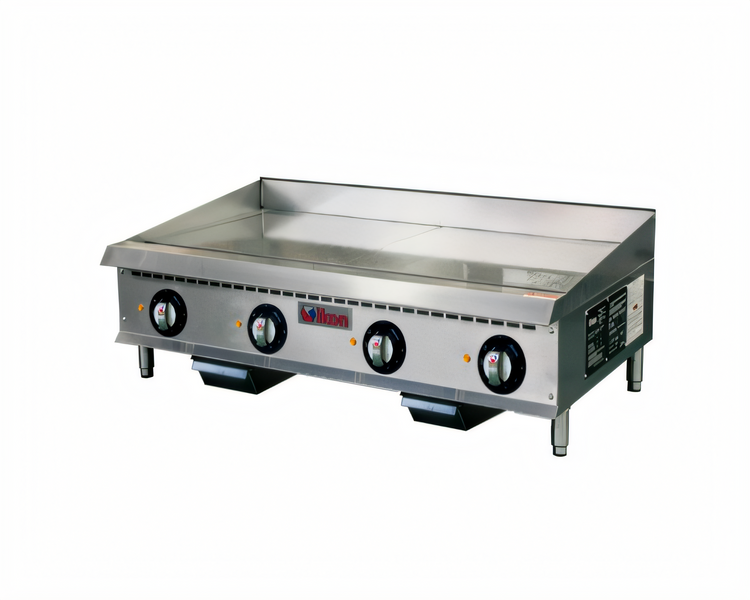 Product image #1 for IKON Cooking 48-Inch Electric Countertop Griddle with Polished Steel Plate