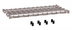 Thumbnail image #1 for Metro Super Erecta 36 x 18 Inch Dunnage Shelf with Lift-Off Wire Deck, Gray Epoxy-Coated