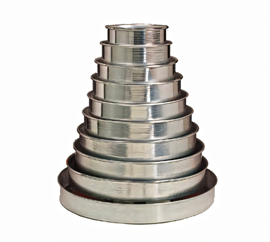 Product image #1 for American Metalcraft 6 Inch Straight-Sided Solid Aluminum Deep Dish Pizza Pan, 1 1/2 Inch Deep