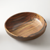 Thumbnail image #1 for American Metalcraft 235 oz Round Melamine Bowl with Acacia Wood Finish