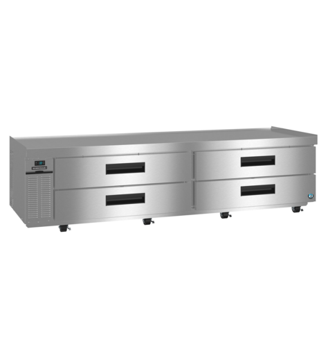 Product image #1 for Hoshizaki Steelheart 98-Inch Wide Two-Section Refrigerated Equipment Stand with 4 Drawers