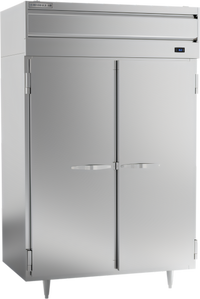 Beverage Air P-Series Two-Section Reach-In Refrigerator, 44.57 Cu. Ft., Top-Mounted Self-Contained, Solid Doors