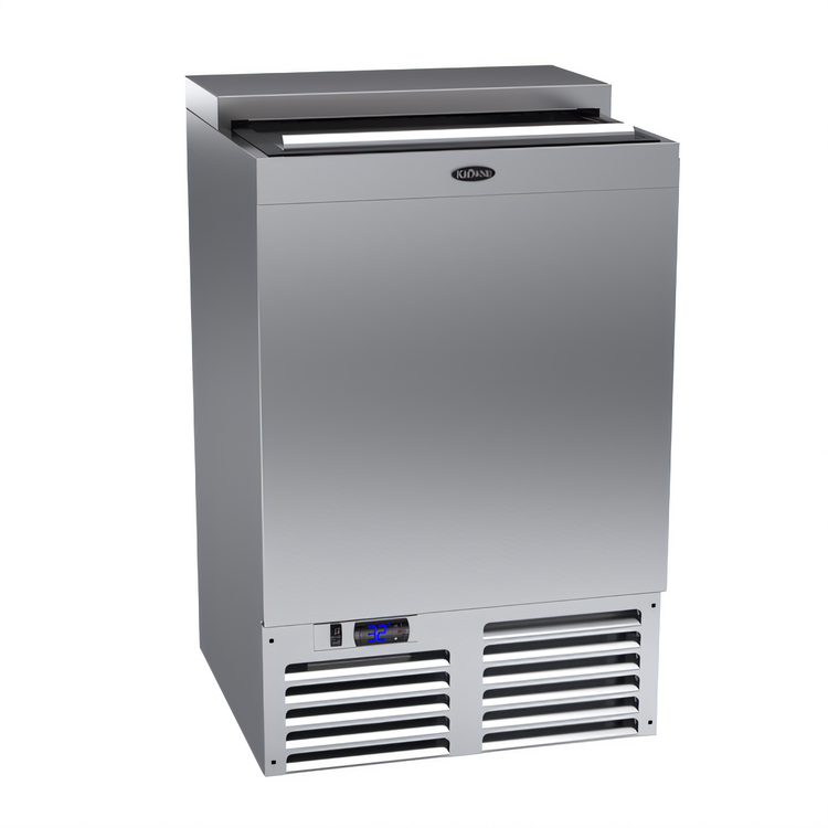 Product image #1 for Krowne 24-Inch Stainless Steel Flat-Top Bottle Cooler with Sliding Lid