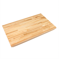Boos Block 72 x 38 Inch Blended Edge Grain Northern Hard Rock Maple Kitchen Countertop with Varnique Finish