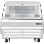 Thumbnail image #1 for Everest Refrigeration EOMH-48-W-35-S 48-Inch Horizontal Open Display Merchandiser, 7.3 Cu. Ft., Self-Contained Bottom-Mount Refrigeration