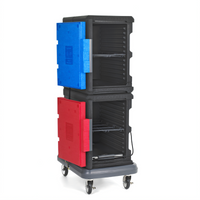 Metro Mightylite Heated Front-Load Insulated Pan Carrier Cart, 12-Pan Capacity